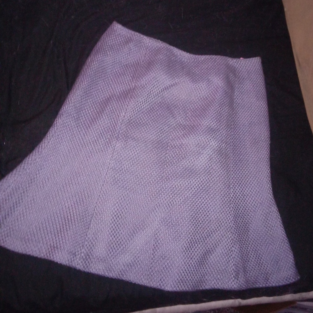 Grey Oscar De La Renta A-line Skirt
